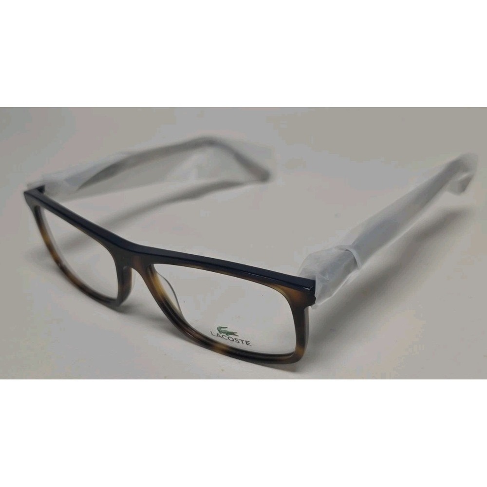 NEW LACOSTE L2860 EYEGLASS FRAME 214 55-15-145 FULL-RIM TORTOISE PLASTIC MENS